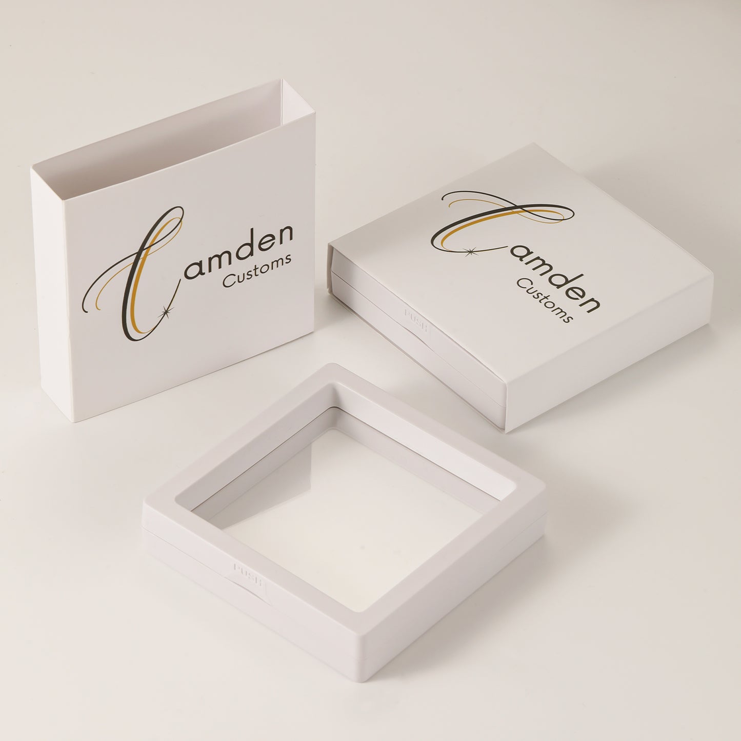 Iced Heart Nameplate Necklace