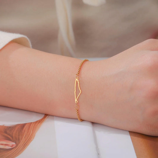 Palestine Map Bracelet: Everyday Jewelry, Meaningful Gift