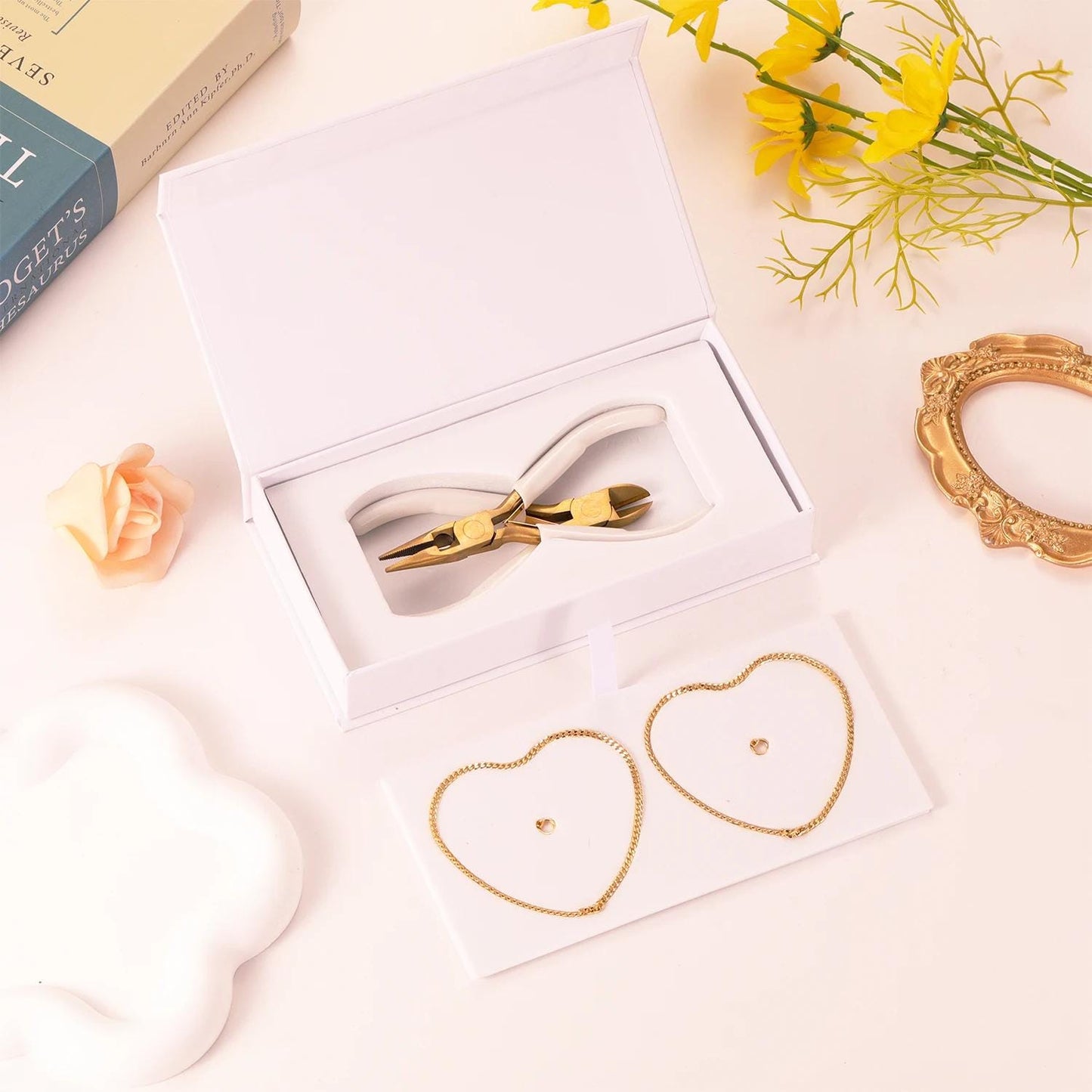 Permanent DIY Bracelet Kit: Forever Jewelry, Waterproof Stainless Steel Chains