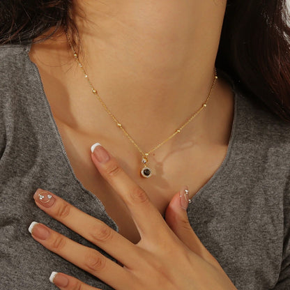 Custom Photo Projection Necklace: Stainless Steel Memorial Jewelry