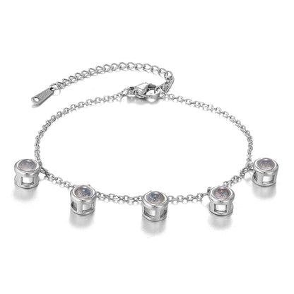 Photo Projection Bracelet: Memorial Jewelry, Gifts for Family, Couples Bracelets