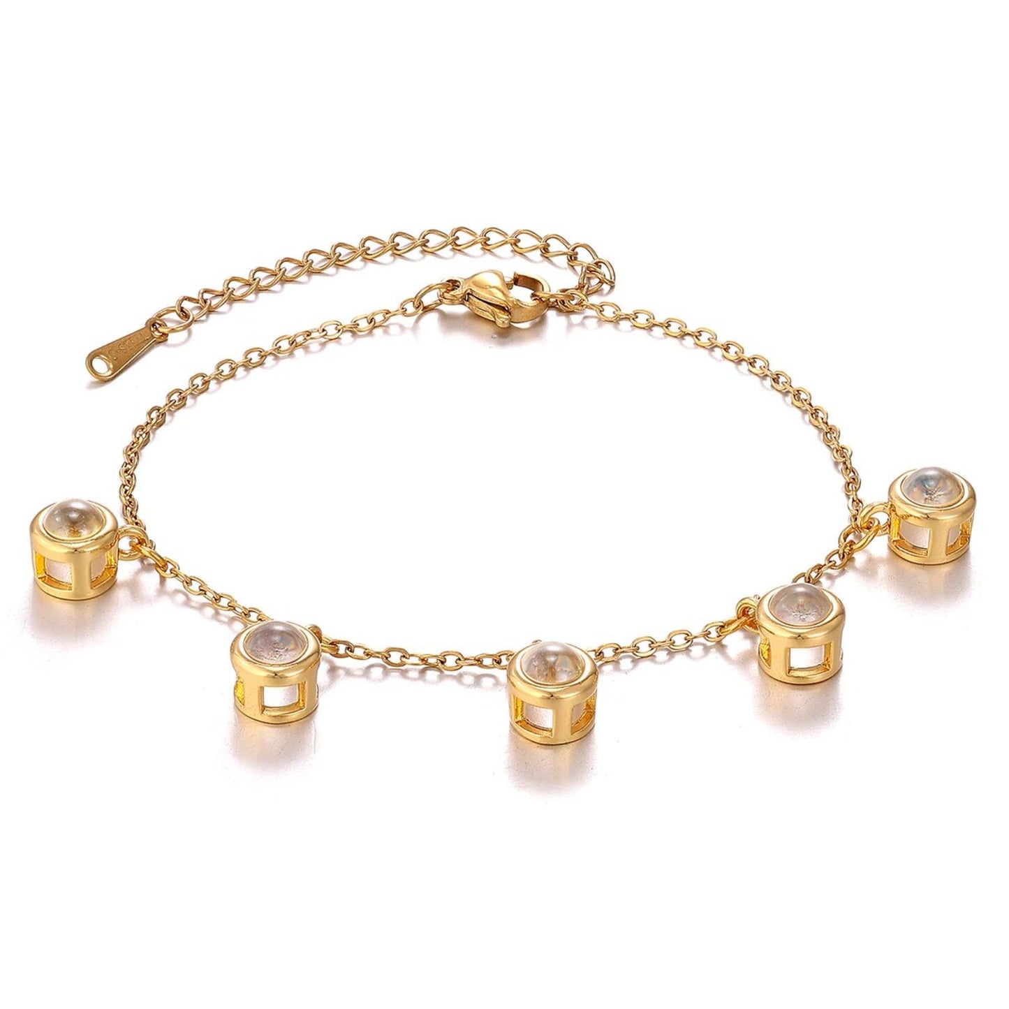 Photo Projection Bracelet: Memorial Jewelry, Gifts for Family, Couples Bracelets