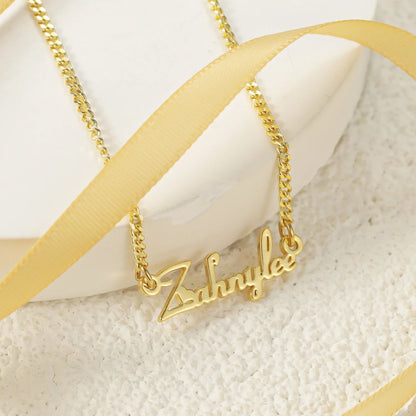 Personalized Jewelry Set for Kids: Personalized Necklace, Bracelet & Hoop Earrings, Waterproof and Hypoallergenic
