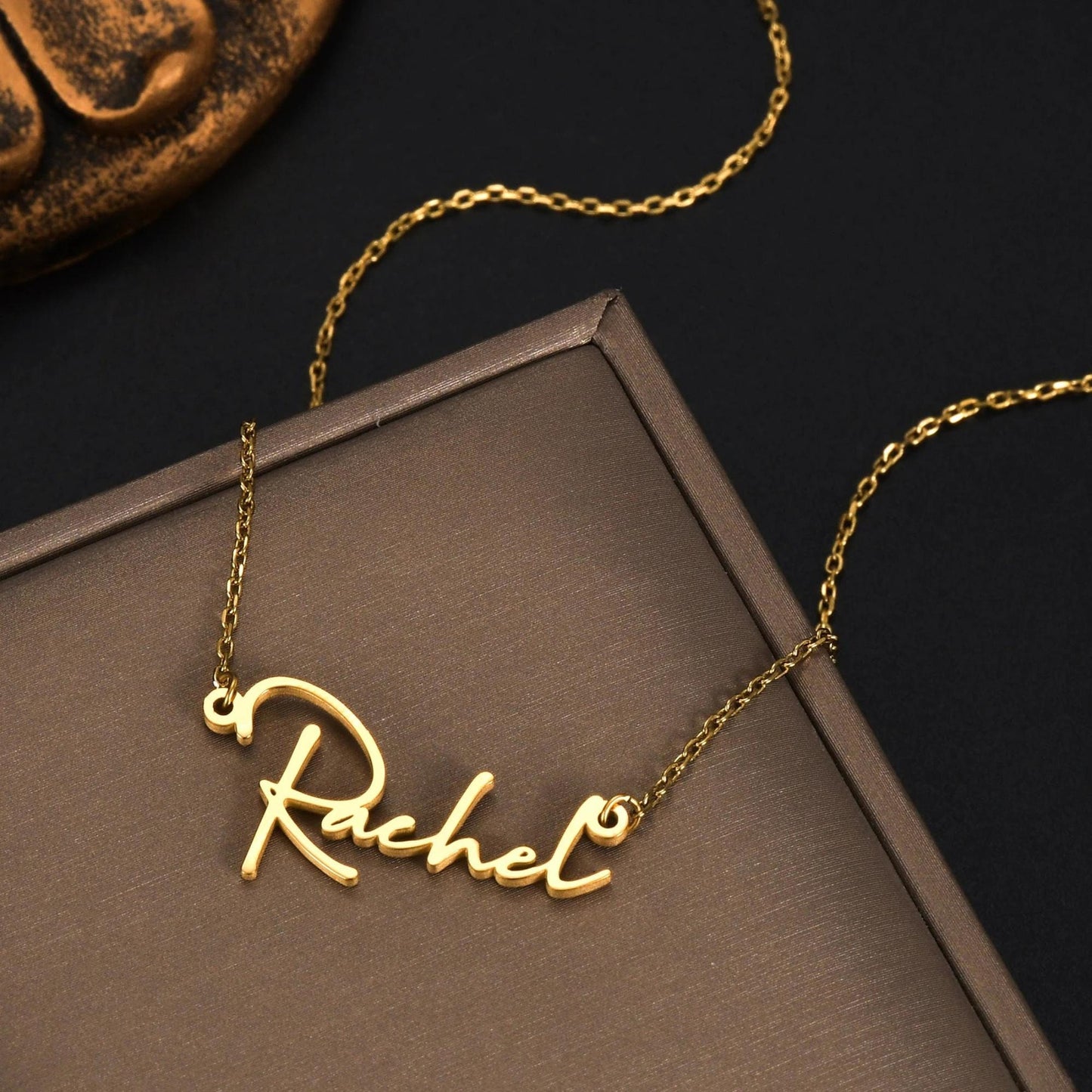 Personalized Name Necklace: Stainless Steel Custom Nameplate