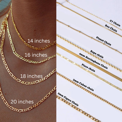 Nameplate Necklace: Personalized Necklace, 18K Gold Name Chain
