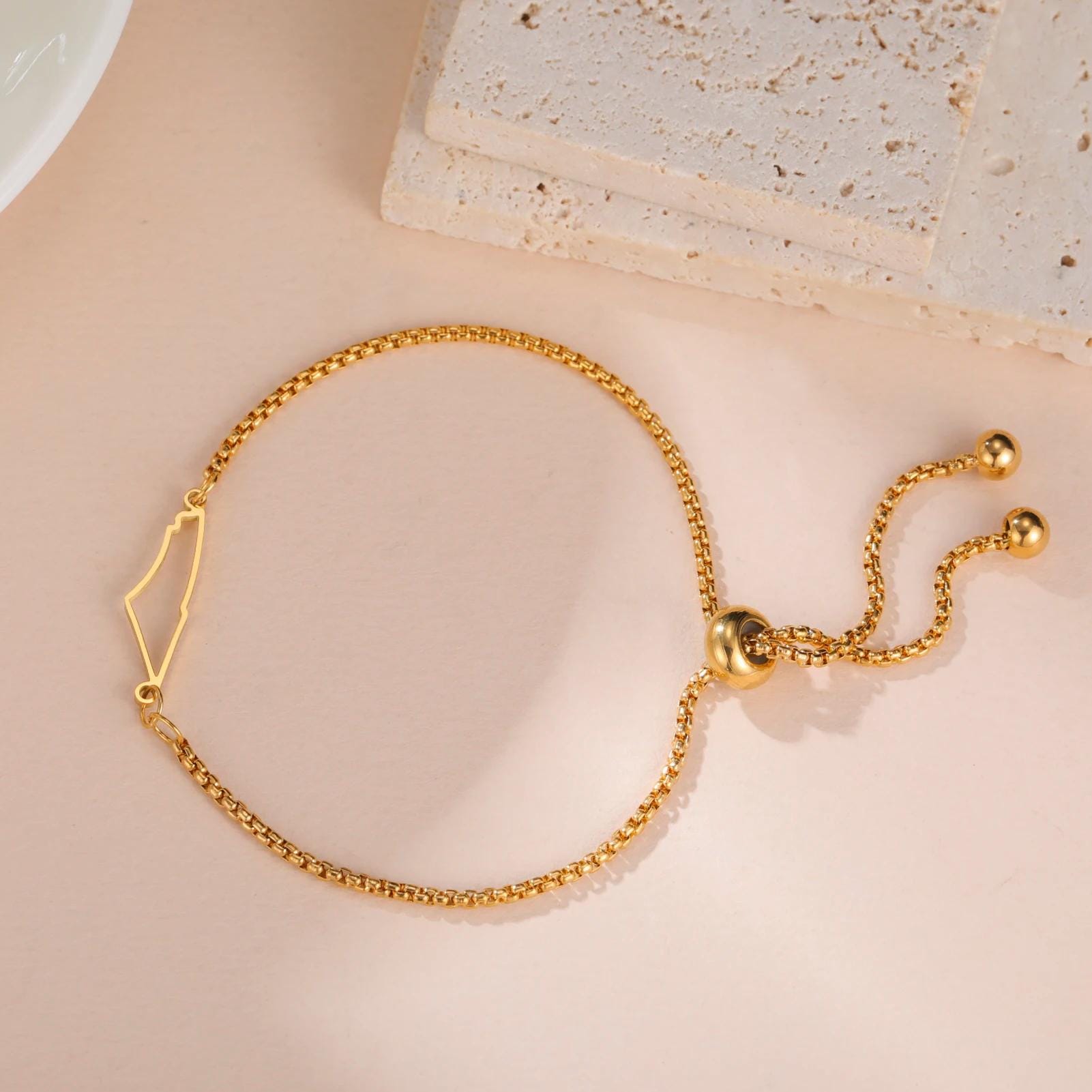 Palestine Map Bracelet: Everyday Jewelry, Meaningful Gift