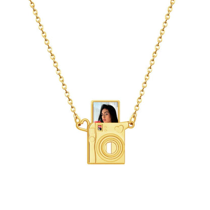 Photo Locket Necklace Stainless Steel Custom Picture Pendant