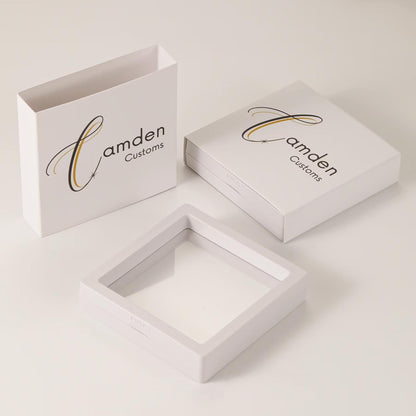 Arabic Initial Ring: 2 Intertwined Rings, Stainless Steel Silver and Gold