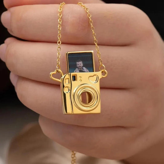 Photo Locket Necklace Stainless Steel Custom Picture Pendant
