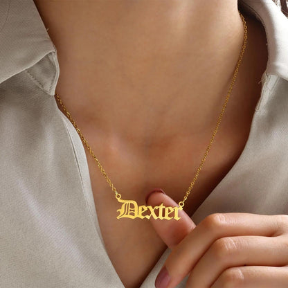 Custom Script Name Necklace with Heart: Meaningful Personalized Gift