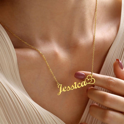 Personalized Name Necklace: Minimal Script Jewelry, Everyday Custom Necklace