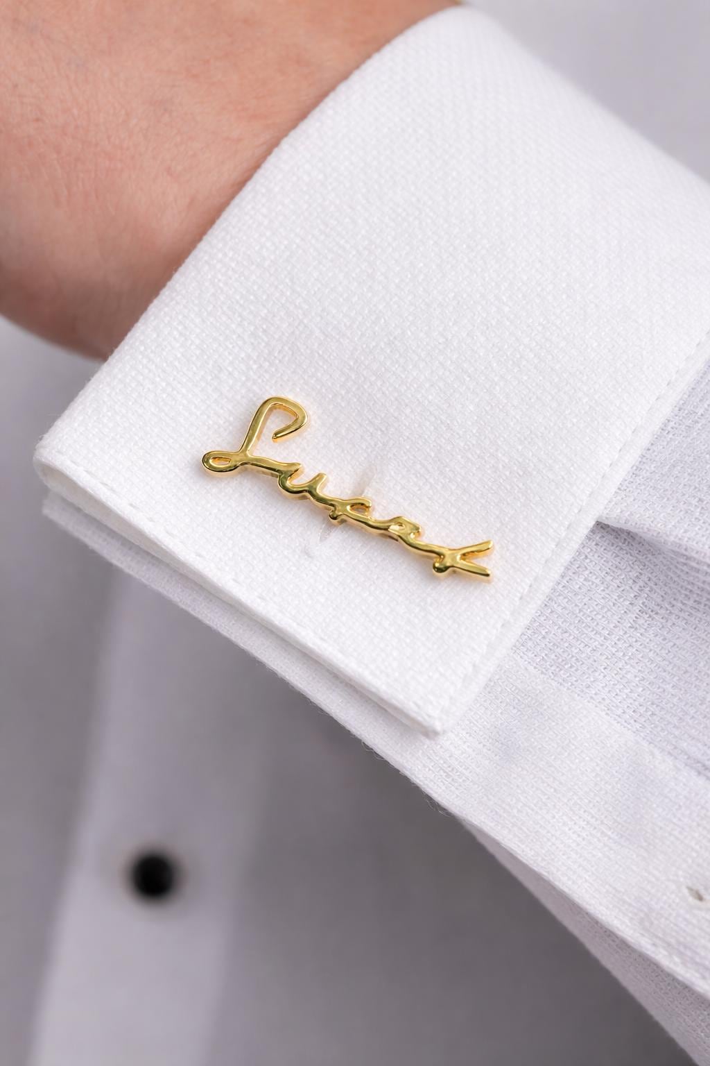 Custom Cufflinks: Silver or Gold Cuff Links for Grooms, Groomsmen, Wedding Gifts