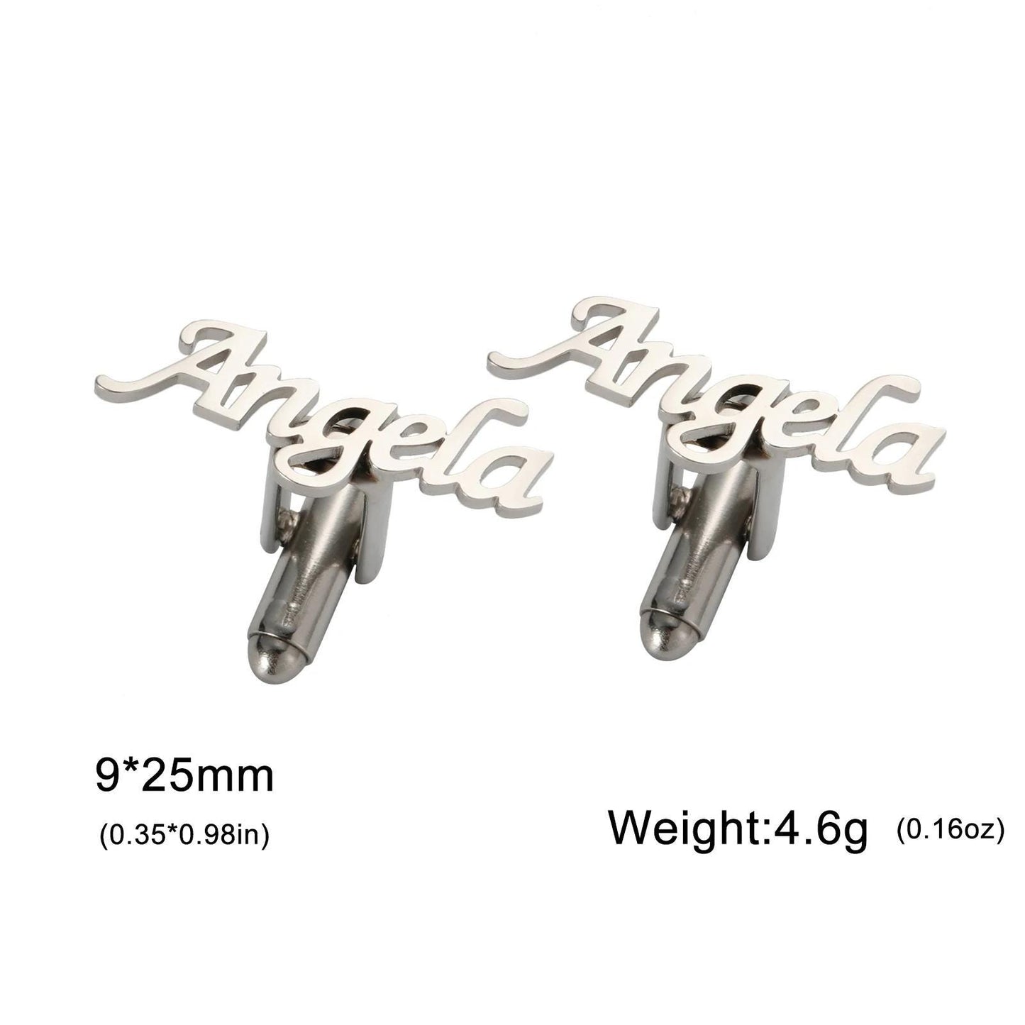 Custom Name Cufflinks for Groom, Groomsmen, Wedding Gift