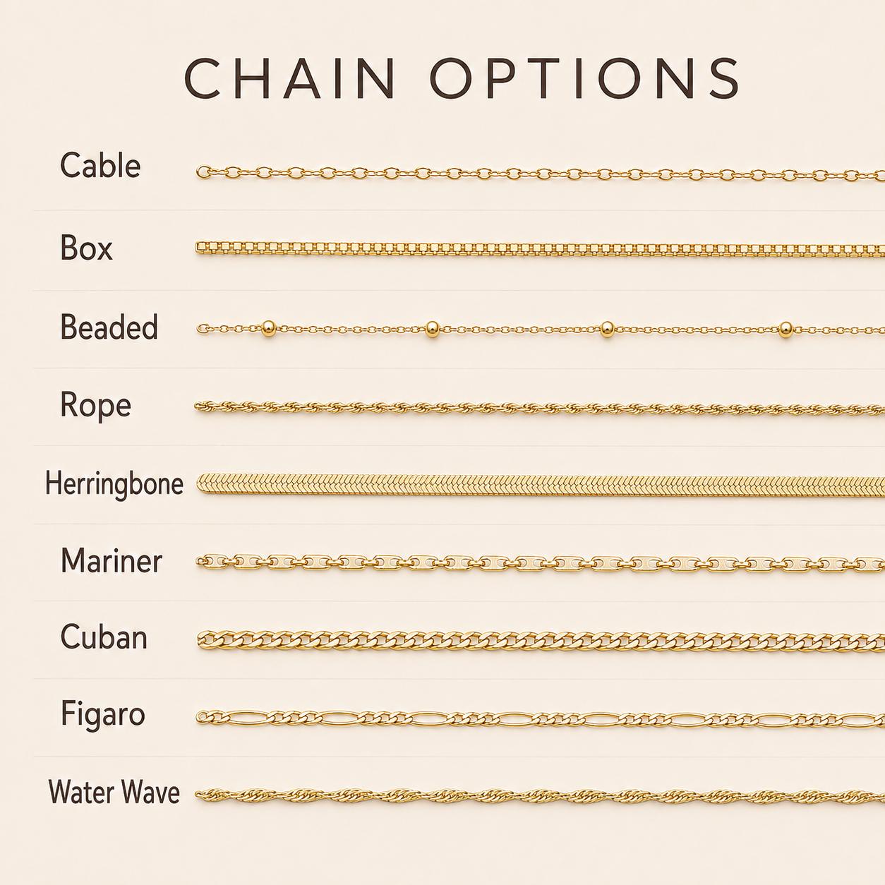 Nameplate Necklace: 18K Gold Plated Stainless Steel, Non Tarnish Jewelry