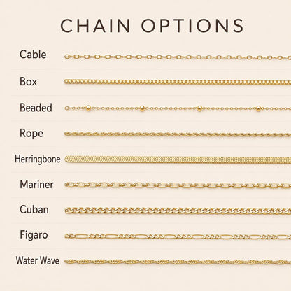 Nameplate Necklace: 18K Gold Plated Stainless Steel, Non Tarnish Jewelry