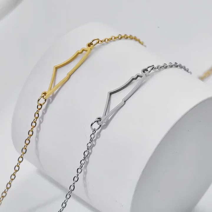 Palestine Map Bracelet: Everyday Jewelry, Meaningful Gift